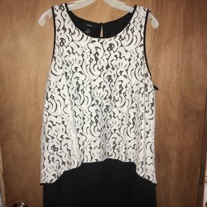 Alfani XL high low tank top